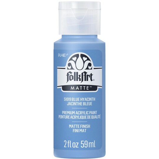 FolkArt Acrylic Paint 2oz-Blue Hyacinth, Count: 1, Model: FA-51019 FolkArt Acrylic Paint 2oz-Blue Hyacinth, Count: 1, Model: FA-51019